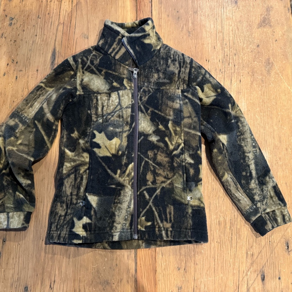 Columbia Kids Woodland Camo Fleece Jacket